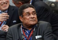 AMSTERDAM, NETHERLANDS - MAY 15: Ex-Benfica footballer Eusebio looks on during the UEFA Europa League Final between SL Benfica and Chelsea FC at Amsterdam Arena on May 15, 2013 in Amsterdam, Netherlands. (Photo by Michael Regan/Getty Images)
