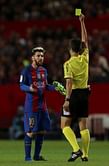 Barcelona appeal Messi yellow card for time wasting
