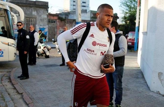Venezuela's Rondon to miss two World Cup qualifiers