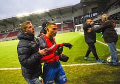 Larsson quits Helsingborg following fan attack, relegation