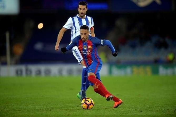Barca fall six points behind Real Madrid after draw at Real Sociedad