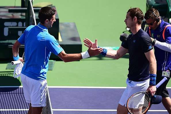Novak Djokovic congratulates Andy Murray on World No. 1 ranking