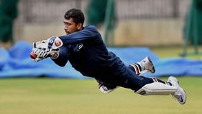 Wriddhiman Saha does an MS Dhoni to run Haseeb Hameed out