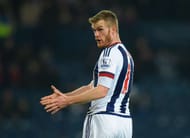WEST BROMWICH, ENGLAND - FEBRUARY 27: Chris Brunt of West Bromwich Albion during the Barclays Premier League match between West Bromwich Albion and Crystal Palace at The Hawthorns on February 27, 2016 in West Bromwich, United Kingdom. (Photo by Tony Marshall/Getty Images)