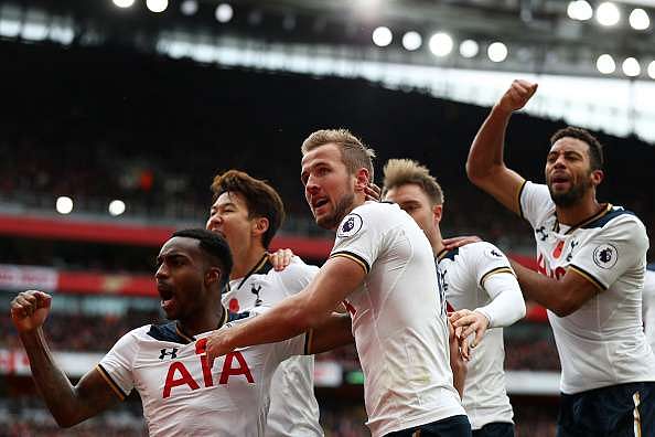 TOTTENHAM 2016-17 PREMIER LEAGUE HOME SHIRT WITH KANE #10