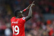 LIVERPOOL, ENGLAND - NOVEMBER 06: Sadio Mane of Liverpool celebrates scoring his sides first goal during the Premier League match between Liverpool and Watford at Anfield on November 6, 2016 in Liverpool, England. (Photo by Clive Brunskill/Getty Images)