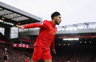 LIVERPOOL, ENGLAND - NOVEMBER 06: Emre Can of Liverpool celebrates scoring his sides third goal during the Premier League match between Liverpool and Watford at Anfield on November 6, 2016 in Liverpool, England. (Photo by Clive Brunskill/Getty Images)