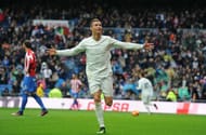 MADRID, SPAIN - NOVEMBER 26: Cristiano Ronaldo of Real Madrid celebrates after scoring Real's 2nd goal from during the La Liga match between Real Madrid CF and Real Sporting de Gijon at Estadio Santiago Bernabeu on November 26, 2016 in Madrid, Spain. (Photo by Denis Doyle/Getty Images)