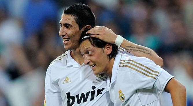 Angel di Maria says Mesut Ozil is the kind of 'world class' player capable of troubling Paris Saint-Germain