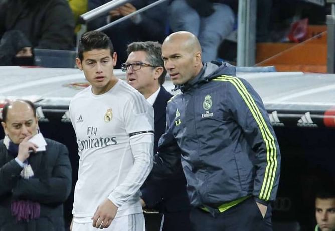 Real Madrid news: Zinedine Zidane says James Rodriguez will stay at the club and play more