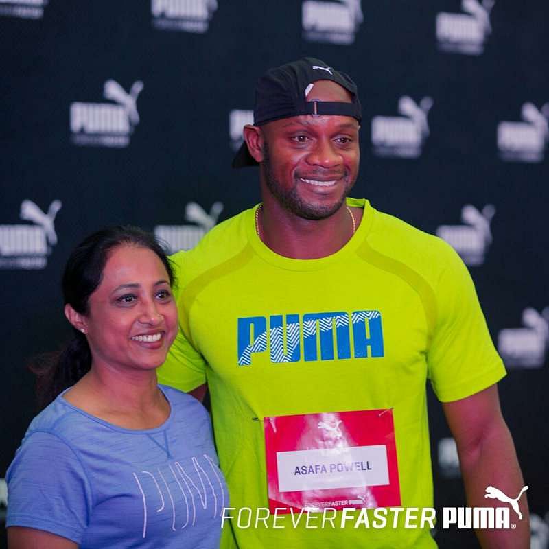 Ashwini Nachappa Asafa Powell PUMA Airtel Delhi Half Marathon ADHM 2016