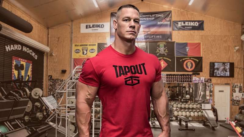 John Cena effectively strikes a perfect balance between exercise and diet