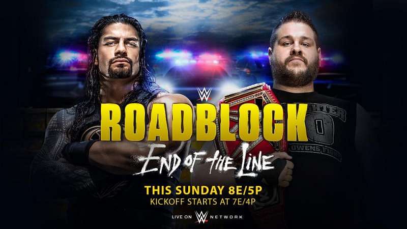 wwe roadblock 2016 match card