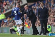 LIVERPOOL, ENGLAND - AUGUST 13: Ronald Koeman, Manager of Everton gives Ross Barkley of Everton instructions during the Premier League match between Everton and Tottenham Hotspur at Goodison Park on August 13, 2016 in Liverpool, England. (Photo by Chris Brunskill/Getty Images)