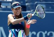NEW YORK, NY - AUGUST 30: Ana Ivanovic of Serbia returns a shot to Denisa Allertova of Czech Republic during her first round Women's Singles match on Day Two of the 2016 US Open at the USTA Billie Jean King National Tennis Center on August 30, 2016 in the Flushing neighborhood of the Queens borough of New York City. (Photo by Elsa/Getty Images)