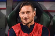 REGGIO NELL'EMILIA, ITALY - OCTOBER 26: Francesco Totti of Roma looks on in the bench during the Serie A match between US Sassuolo and AS Roma at Mapei Stadium - Citta' del Tricolore on October 26, 2016 in Reggio nell'Emilia, Italy. (Photo by Tullio M. Puglia/Getty Images)