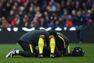 LONDON, ENGLAND - NOVEMBER 19: Vincent Kompany of Manchester City goes down injured during the Premier League match between Crystal Palace and Manchester City at Selhurst Park on November 19, 2016 in London, England. (Photo by Charlie Crowhurst/Getty Images)