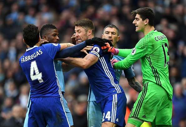 Twitter reacts to the brawl between Manchester City and Chelsea players