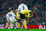 MADRID, SPAIN - DECEMBER 07: Gonzalo Castro of Borussia Dortmund reacts during the UEFA Champions League Group F match between Real Madrid CF and Borussia Dortmund at the Bernabeu on December 7, 2016 in Madrid, Spain. (Photo by Gonzalo Arroyo Moreno/Getty Images)