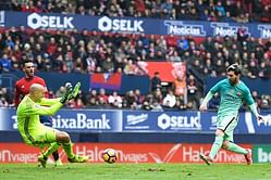 Twitter reacts as Lionel Messi scores twice to help Barcelona win 3-0 at Osasuna
