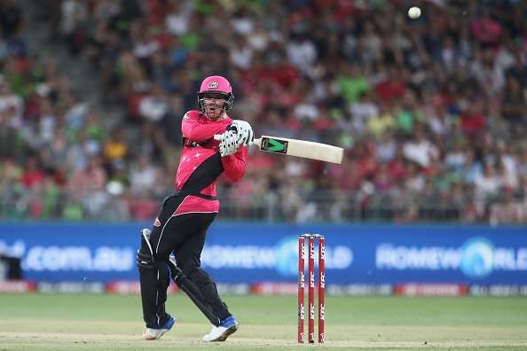 SYDNEY, AUSTRALIA - DECEMBER 20: Jason Roy of the Sixers bats during the Big Bash League match between the Sydney Thunder and the Sydney Sixers at Spotless Stadium on December 20, 2016 in Sydney, Australia. (Photo by Mark Kolbe/Getty Images)