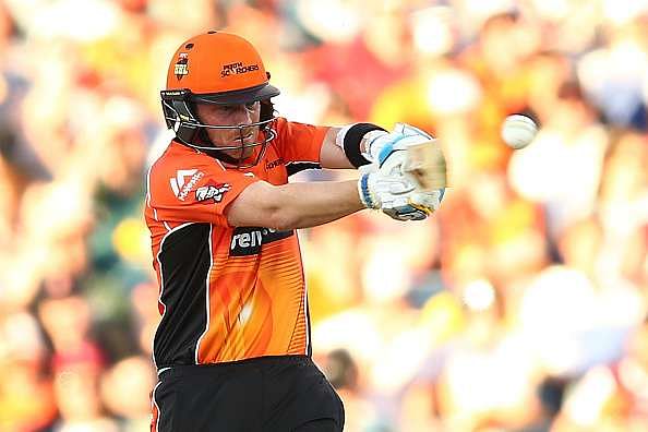PERTH, AUSTRALIA - DECEMBER 23: Ian Bell of the Scorchers bats during the Big Bash League between the Perth Scorchers and Adelaide Strikers at WACA on December 23, 2016 in Perth, Australia.  (Photo by Paul Kane/Getty Images)
