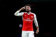 LONDON, ENGLAND - DECEMBER 26: Olivier Giroud of Arsenal celebrates victory after the Premier League match between Arsenal and West Bromwich Albion at Emirates Stadium on December 26, 2016 in London, England. (Photo by Julian Finney/Getty Images)