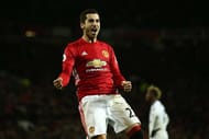 MANCHESTER, ENGLAND - DECEMBER 26: Henrikh Mkhitaryan of Manchester United celebrates after scoring his team's third goal during the Premier League match between Manchester United and Sunderland at Old Trafford on December 26, 2016 in Manchester, England. (Photo by Jan Kruger/Getty Images)