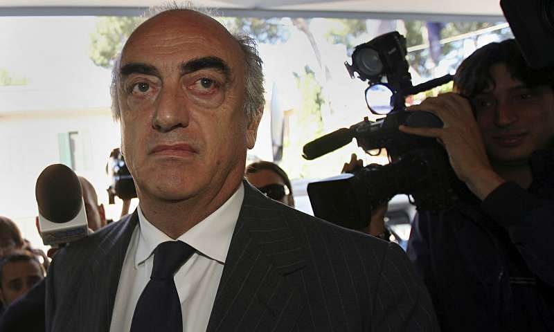 Antonio Giraudo, a former Juventus executive, during one of the hearings.