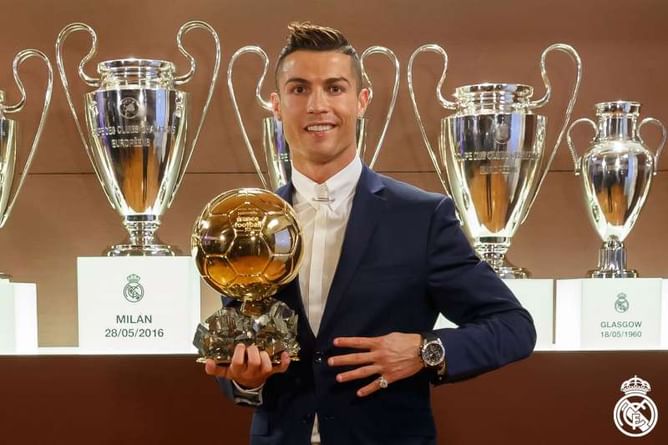 Cristiano Ronaldo honoured with new Nike boots while teammates bake him a special Ballon d'Or cake