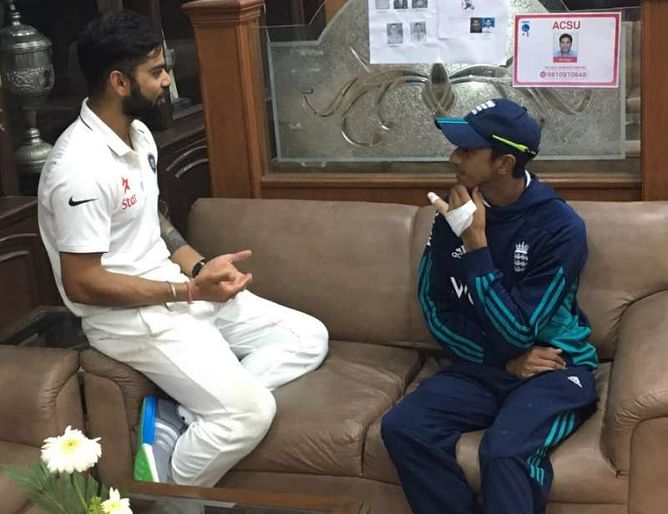 Haseeb Hameed grateful to Virat Kohli for having spent some time talking to him