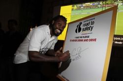 Chris Gayle lends his support to the USL - Diageo’s Road to Safety initiative and pledges never to drink and drive