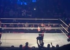 WWE News: Kevin Owens shoots on an old fan at ringside during a WWE Live Event