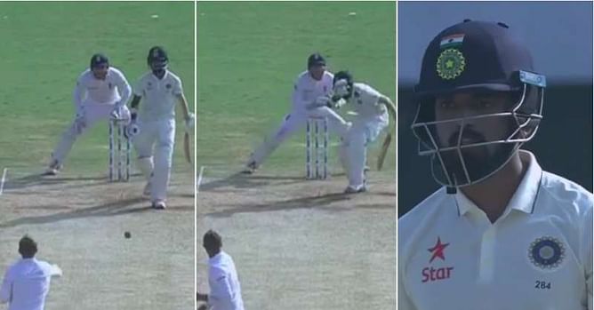 Joe Root lets his frustration get the better of him on a tiring day for England