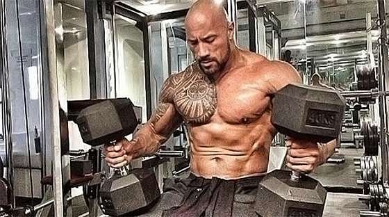 The Rock is in amazing shape