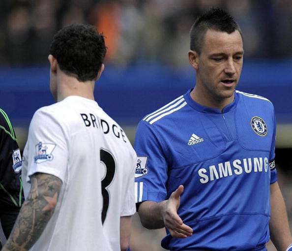 Wayne Bridge leaves John Terry hanging ahead of kickoff&Acirc;&nbsp;