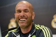 zidane laughing
