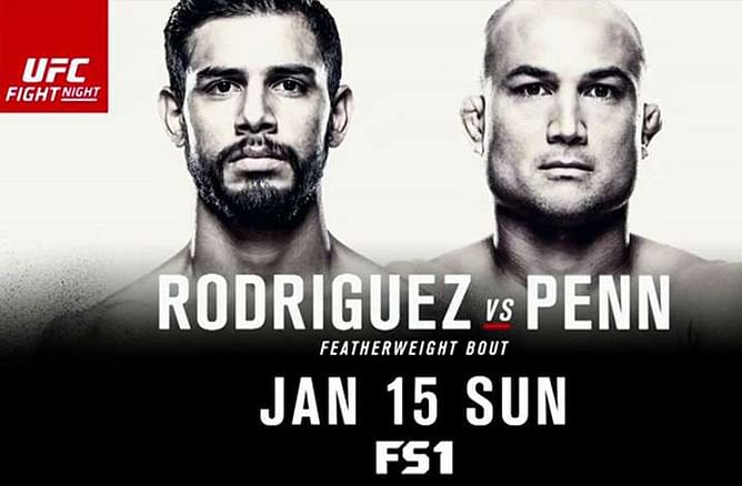 UFC Fight Night Phoenix: Rodriguez vs Penn Results