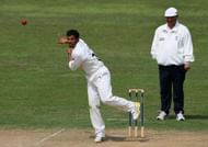 TAUNTON, ENGLAND - MAY 26: Somerset bowler Arul Suppiah in action during day three of the LV County Championship division one match between Somerset and Warwickshire at the County Ground on May 26, 2010 in Taunton, England. (Photo by Stu Forster/Getty Images)