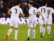PASADENA, CA - AUGUST 07: Fernando Gago #5 of Real Madrid during the pre-season friendly soccer match against Los Angeles Galaxy on August 7, 2010 at the Rose Bowl in Pasadena, California. Real Madrid will travel back to Spain after the soccer match completing their pre-season USA tour. (Photo by Kevork Djansezian/Getty Images)