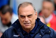 WIGAN, ENGLAND - MAY 15: West Ham United Manager Avram Grant looks on prior to the Barclays Premier League match between Wigan Athletic and West Ham United at the DW Stadium on May 15, 2011 in Wigan, England. (Photo by Clive Mason/Getty Images)