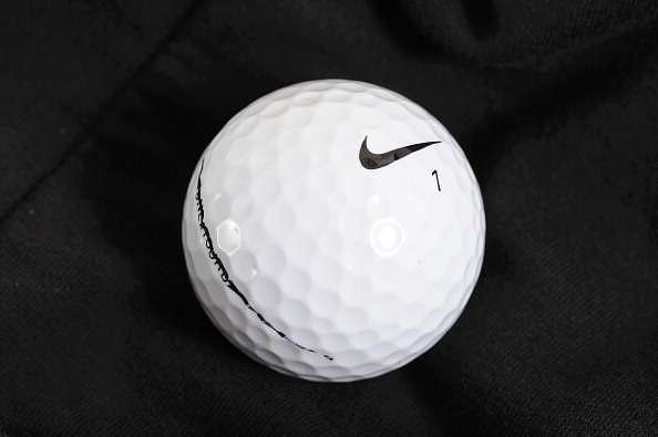 Tiger Woods says he played a Nike ball 