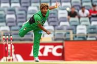 PERTH, AUSTRALIA - DECEMBER 12: Lasith Malinga of the Stars bowls during the Big Bash League match between the Perth Scorchers and the Melbourne Stars at WACA on December 12, 2012 in Perth, Australia. (Photo by Will Russell/Getty Images)