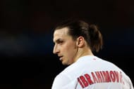 BARCELONA, SPAIN - APRIL 10: Zlatan Ibrahimovic of PSG looks on during the UEFA Champions League quarter-final second leg match between Barcelona and Paris St Germain at Nou Camp on April 10, 2013 in Barcelona, Spain. (Photo by Jasper Juinen/Getty Images)