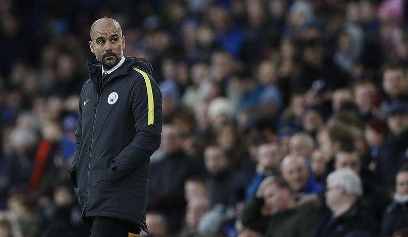 Title is beyond Manchester City after Everton loss, says Guardiola