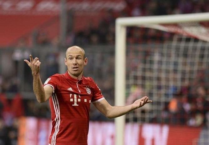 Robben extends Bayern contract to 2018