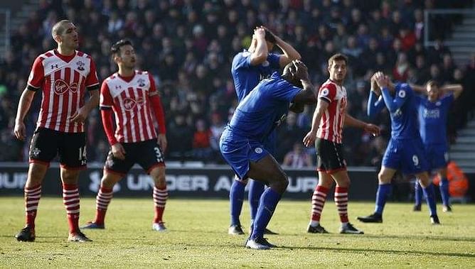 Champions Leicester slip to new low at Southampton