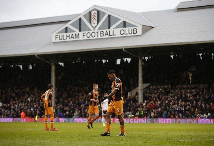 Britain Football Soccer - Fulham v Hull City - FA Cup Fourth Round - Craven Cottage - 29/1/17 Hull City&#039;s Abel Hernandez looks dejected Action Images via Reuters / Paul Childs Livepic