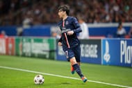 PARIS, FRANCE - SEPTEMBER 30: Maxwell of PSG in action during the Group F UEFA Champions League match between Paris Saint-Germain v FC Barcelona held at Parc des Princes on September 30, 2014 in Paris, France. (Photo by Dean Mouhtaropoulos/Getty Images)