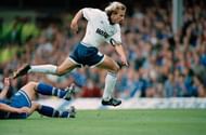 German footballer Jrgen Klinsmann in action for Tottenham Hotspur against Leicester City in a Premier League match at Filbert Street, Leicester, 17th September 1994. Leicester won the match 3-1. (Photo by Clive Brunskill/Getty Images)